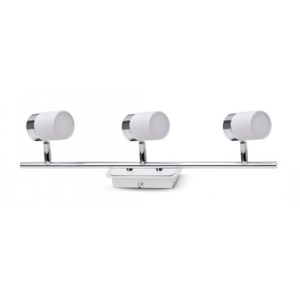 Ambius 3X GU10 Adjustable Spotlight White Chrome